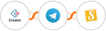 Zoho Creator + Telegram + Stannp Integration