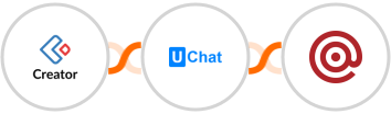 Zoho Creator + UChat + Mailgun Integration