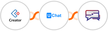 Zoho Creator + UChat + SMS Idea Integration