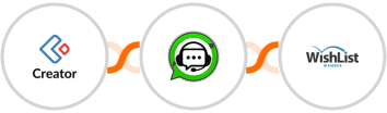 Zoho Creator + WhatsGrow + WishList Member Integration