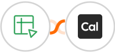 Zoho Sheet + Cal.com Integration