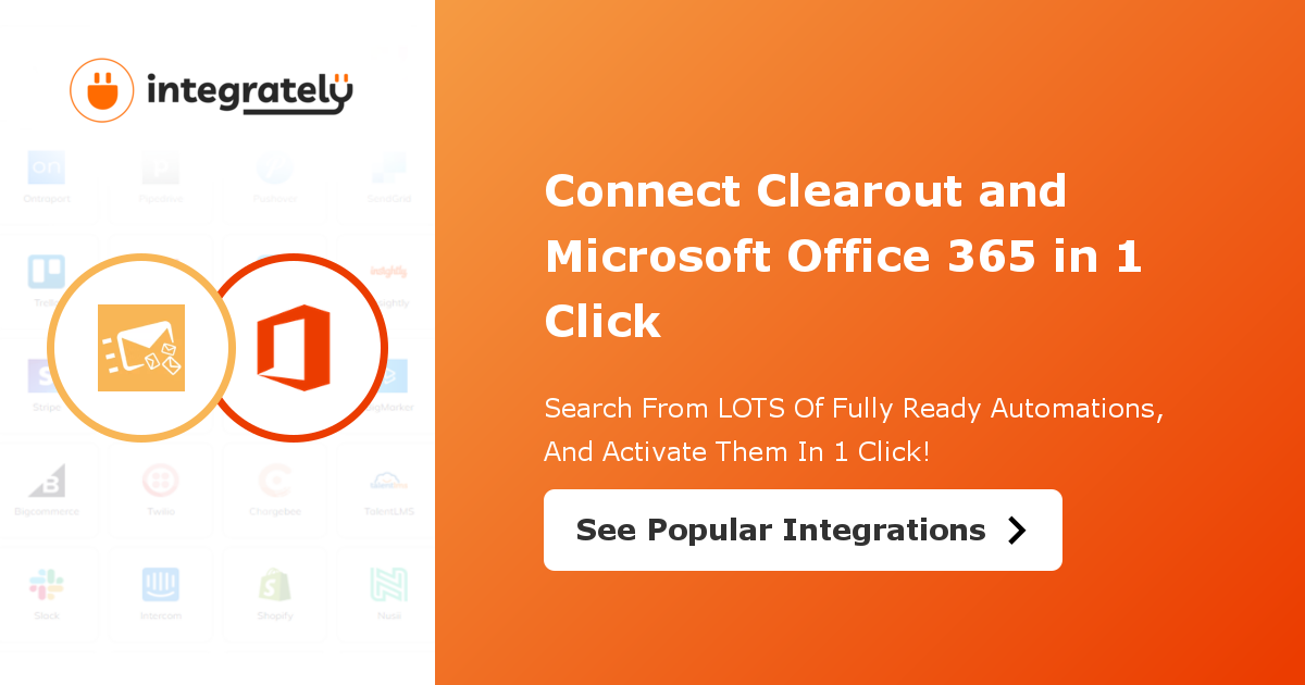 How to integrate Clearout & Microsoft Office 365 | 1 click ▷️ integration