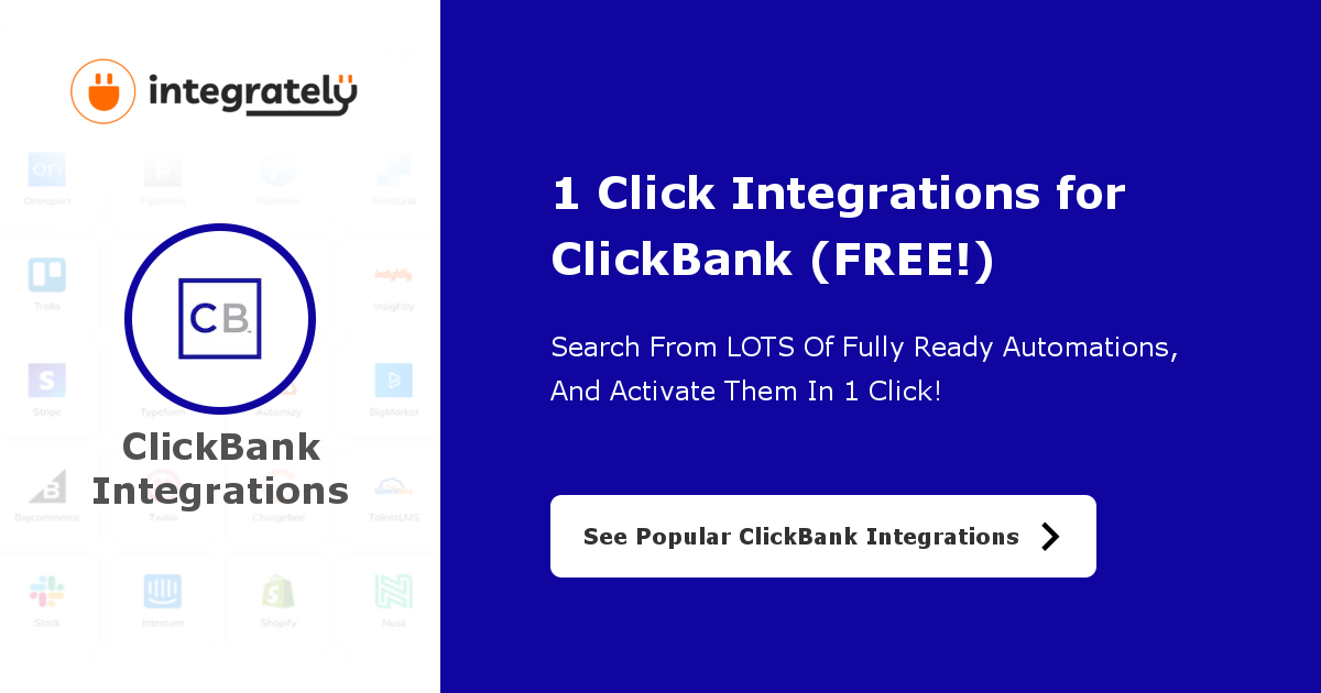 GetResponse & ClickBank API Integration