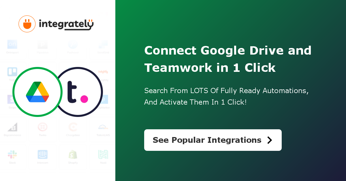 Enabling the Google Drive Integration on Your Site - Teamwork.com Support