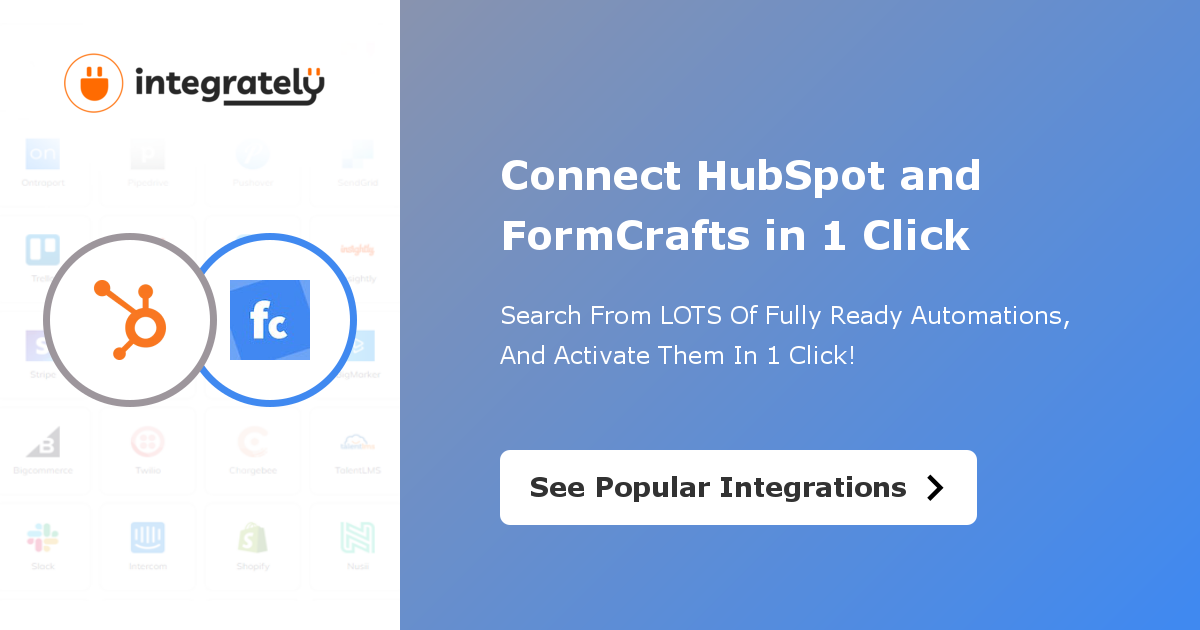 FormCrafts HubSpot Integration