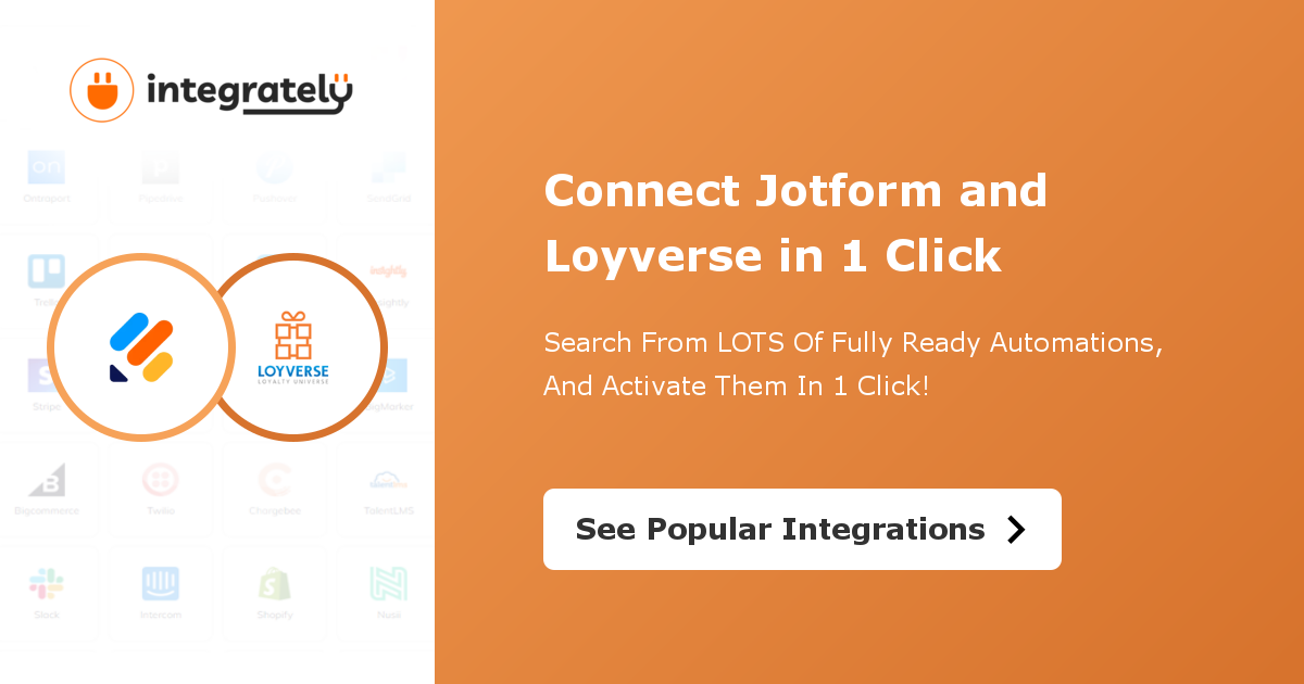 Jotform Loyverse Integration: Connect in 1-click ️