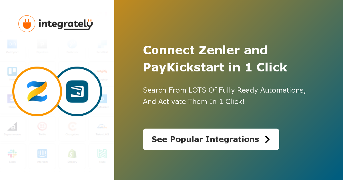 How to integrate Zenler & PayKickstart