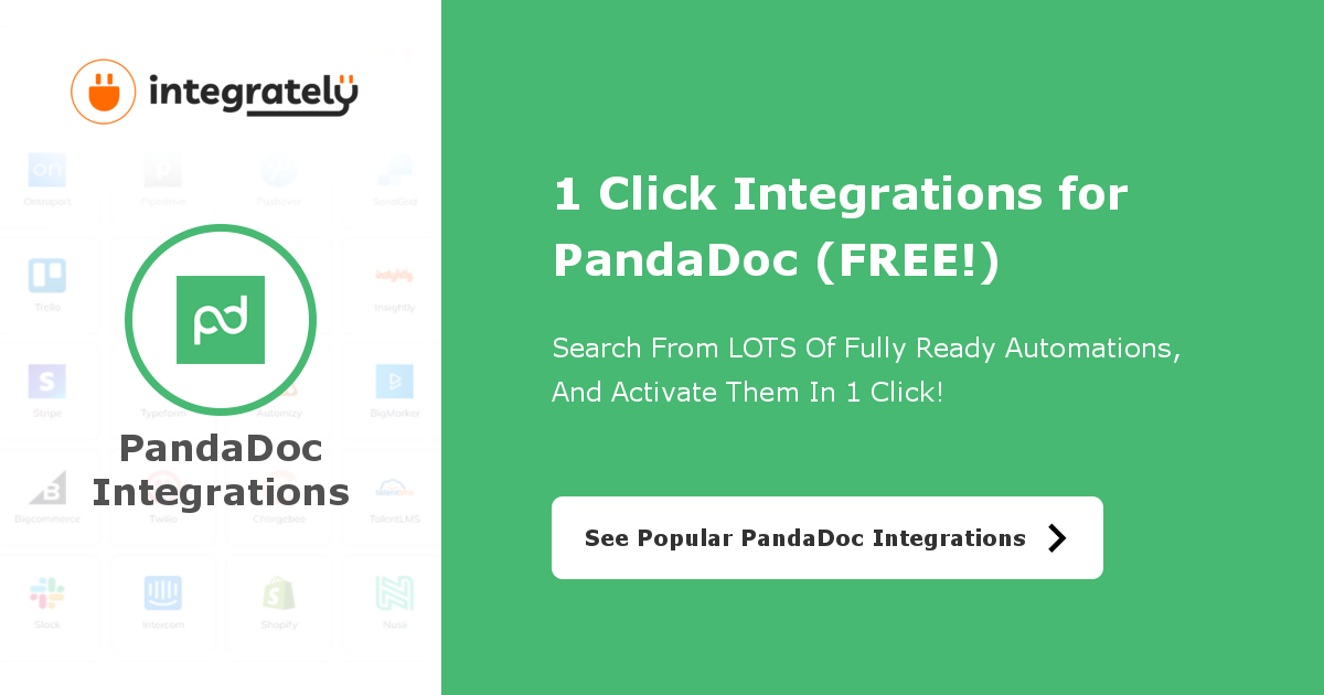 PandaDoc Integrations 3,176 ReadyToActivate ️ Integrations