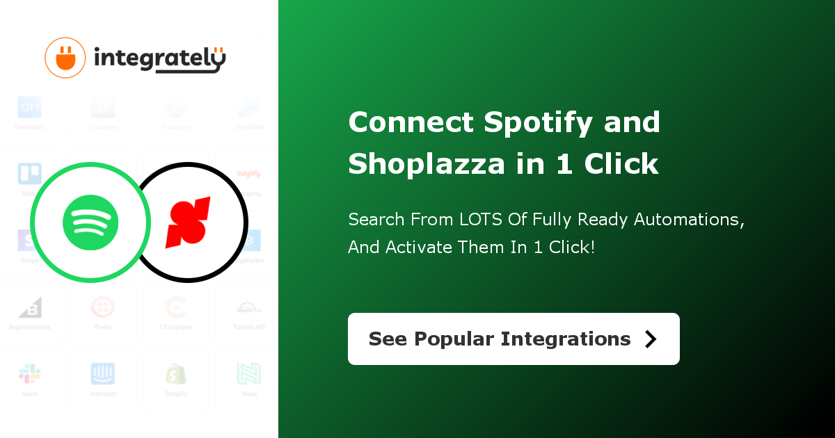 How to integrate Spotify & Shoplazza