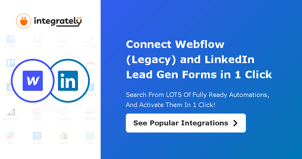 LinkedIn Login for Webflow